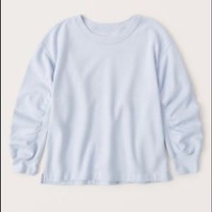 Cinched Sleeve Sweatshirt